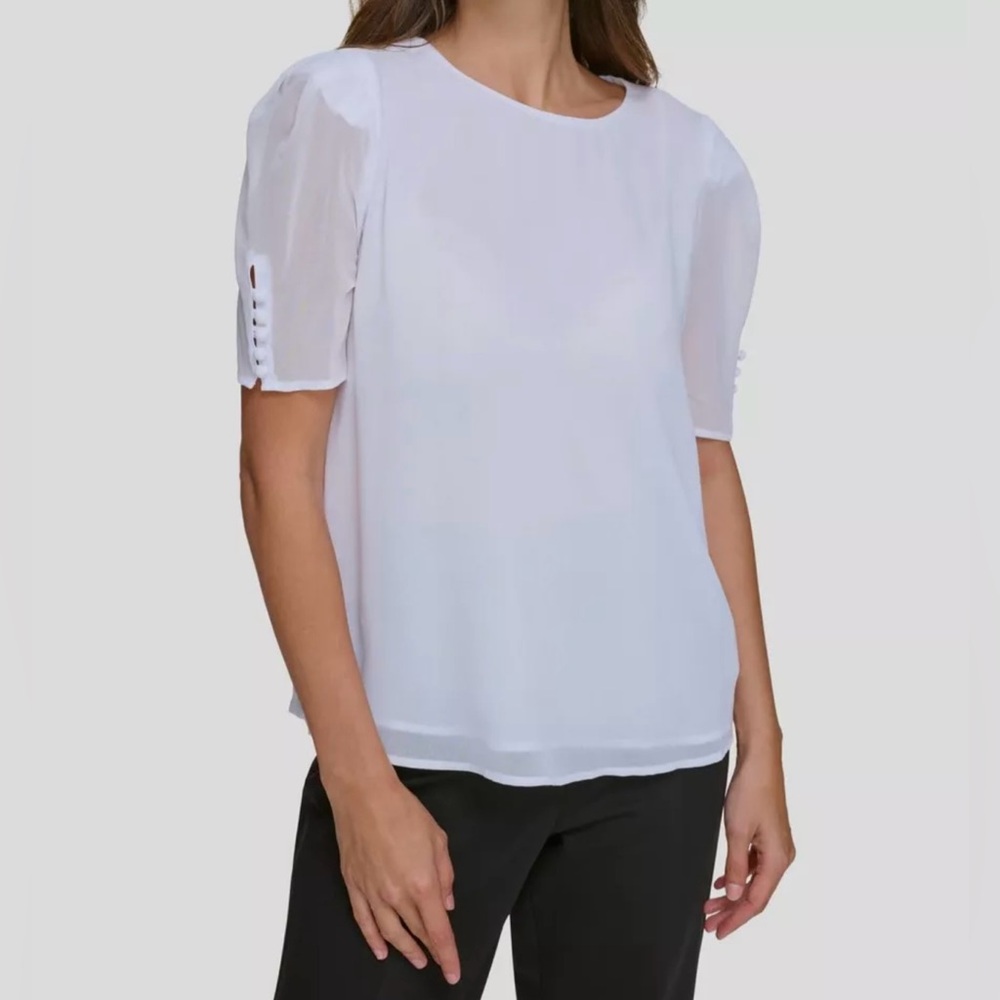 Calvin Klein women’s Short Sleeve Blouse